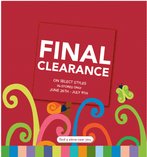 final clearance sale