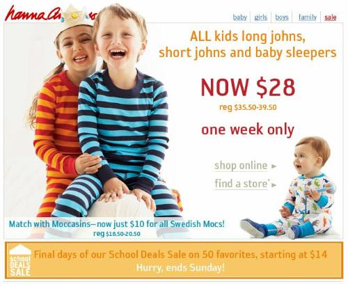 Hannah Anderson Long John Sale ...