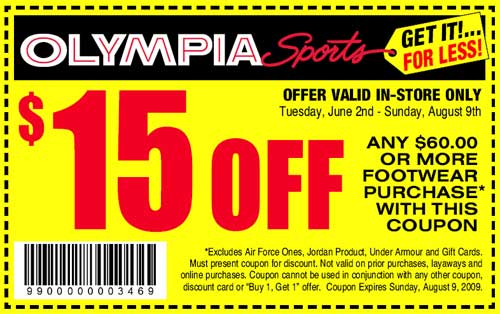 Olympia sports coupons in store